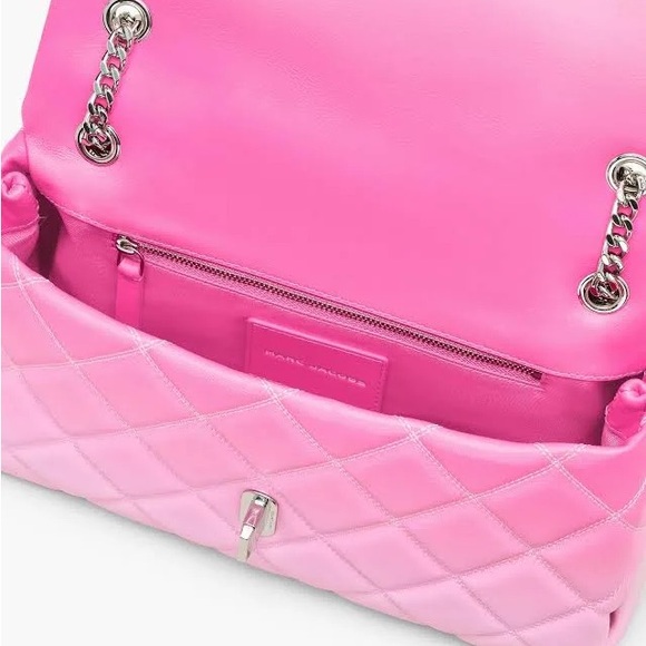 Marc Jacobs Pink Ombre Quilted Shoulder Bag - Picture 3 of 16